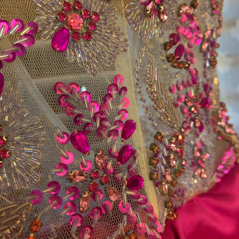 Jovani fuchsia dress - Picture 1 of 5